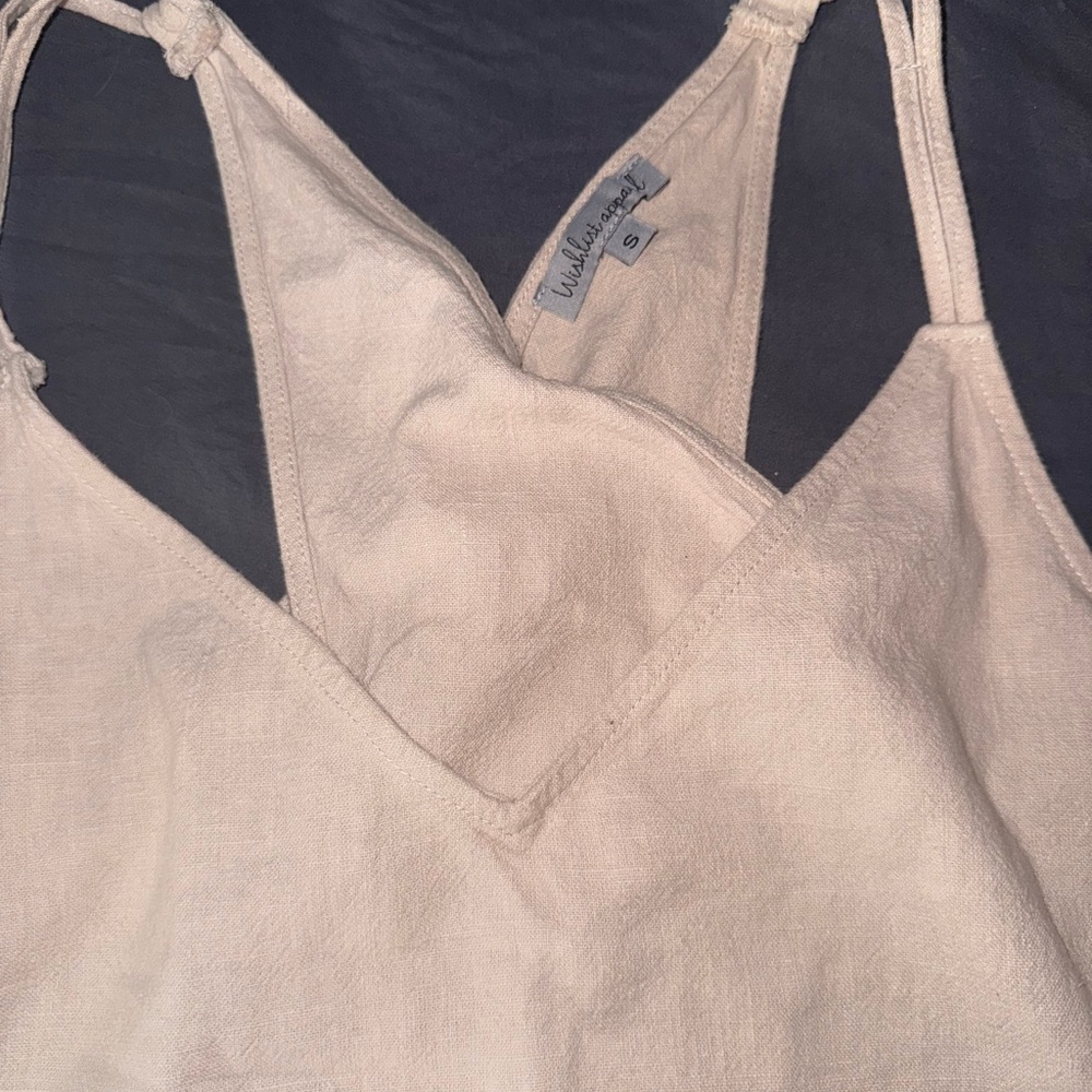 Cream Tank Top Elegant and Versatile